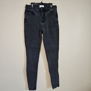 DU/ER Duer Women’s Black Stretch Skinny Jeans Size 29 x 31 High Rise Stretch